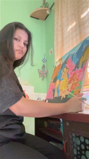 Painting Shiva Parvati: Traditional Art Process & Final Reveal 🏔️🌸