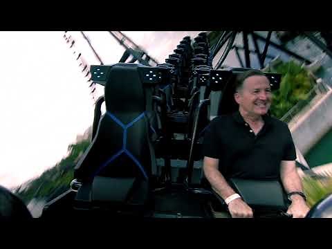 Jurassic World VelociCoaster On Ride