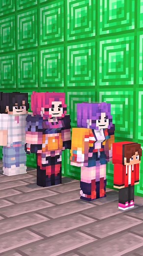 Wall Or Fall - who'll win?😱 #minecraft #kpopdemonhunters #shorts