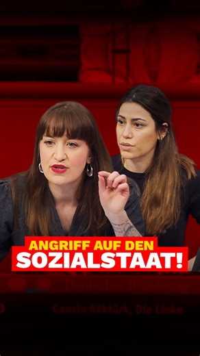 Die Grundsicherung ist ein Angriff auf uns alle! Diese Reform vom Bürgergeld bedeutet: ❌ Einschüchterung statt Unterstützung ❌ Sanktionen statt Perspektiven ❌ Existenzangst statt Sicherheit Armut macht niemanden fleißiger. Sie macht krank und abhängig. Wer seinen Job verliert, fällt künftig noch tiefer. Wir sagen klar: NEIN zu Merz’ unsozialer Grundsicherung. | Fraktion Die Linke im Bundestag
