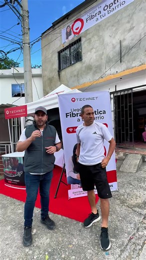 ¡LA MEJOR FIBRA ÓPTICA LLEGÓ A LA ZONA SUR DE OCAÑA! 🚀 El Barrio 26 de Julio ya está conectado con la alta velocidad de TECHNET y el Sr. Luis Rincón vicepresidente del sector lo confirma. No esperes más. ¡Es hora de cambiarse! #technet #fibraóptica #internet #internetdealtavelocidad