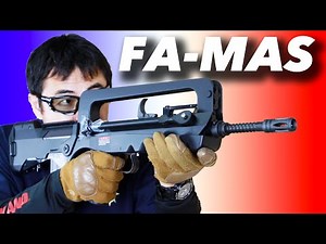 MARUI FA-MAS 5.56-F1 Airsoft Review Tatsuya Sakai Machsakai (東京マルイ ファマス 電動ガン マック堺のレビュー)#216