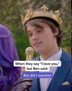 If they aren't confessing their love like this, we don't want it 💜 #DisneyDescendants | Disney Channel