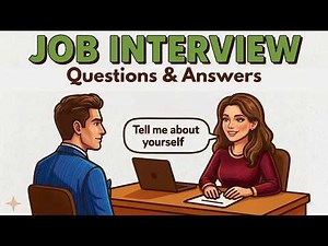 Learn English for Job Interviews | Common Questions & Answers Practice | English Podcast