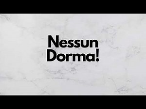 Nessun Dorma! Instrumental - Turandot