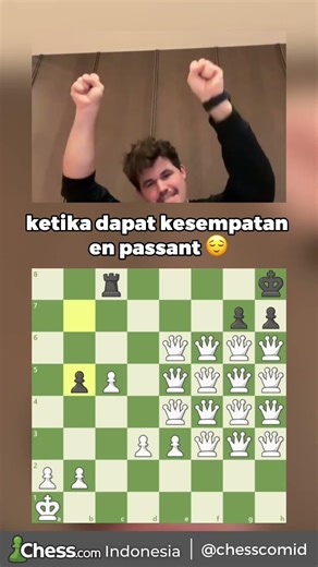 POV: Ketika dapat kesempatan jalan en passant di game catur online 😆