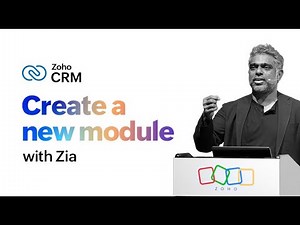 Creating a module from scratch using Zia | Live at Zoholics USA