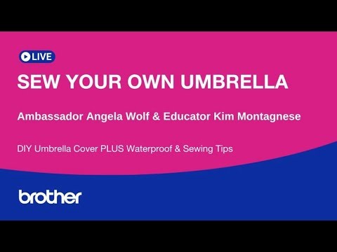 How to Sew an Umbrella Cover | Upcycle Project | At Your Side Virtually! EP 580