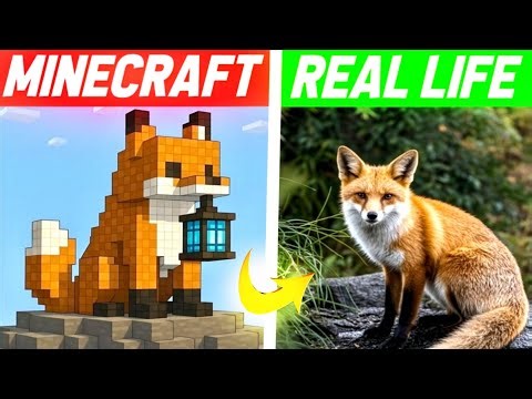 🥶Minecraft all animals vs real life animal comperison 😱 Minecraft viral video new Minecraft videos 👈