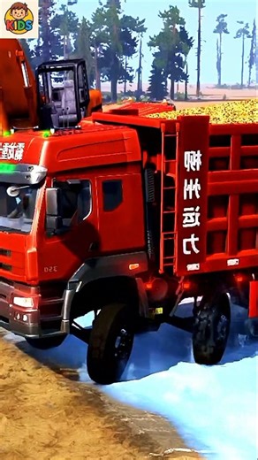 MudRunner Gameplay | Dangerous Mud Road Truck Challenge 🚚🌧️ #mudrunner #mudrunner