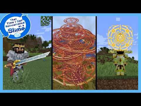 NEW SKILLS, BOSS, MAGIC & MORE! Minecraft That Time I Got Reincarnated As A Slime Mod Review