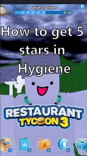 How to get 5 STARS in hygene in Restaurant Tycoon 3 #restaurant #tips #tricks #rt3 #roblox