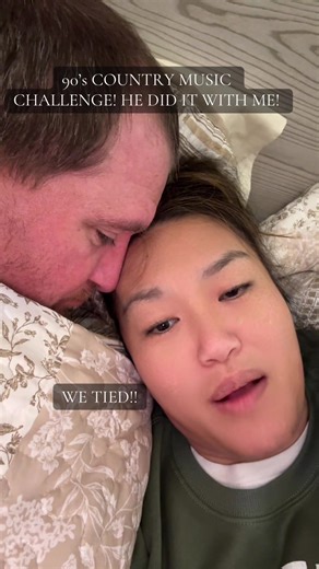 What to do with your person when you can’t sleep but they can! Make a TikTok video of country music challenges! #90scountry #songchallenge #reallife #foryoupage