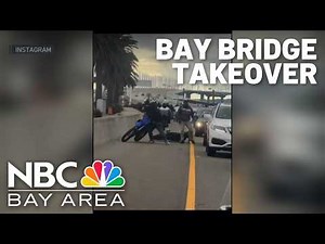 At least 9 arrested, 77 vehicles impounded following Bay Bridge takeover