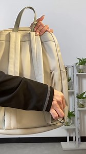 GOLF SUPAGS Stylish Laptop Backpack for Women Water Resistant Slim Computer Bags Fits 13.3 Inch Notebook (Black)