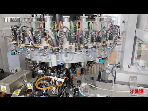 SACMI CBF compact layout - Compression blow forming of pharma and dairy containers