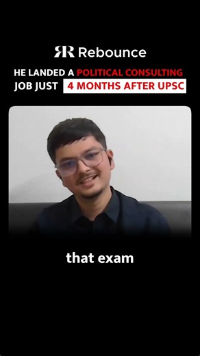 From UPSC preparation to Political Consulting in just 4 Months
