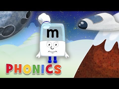 Phonics - Learn to Read | Little M | Alphablocks