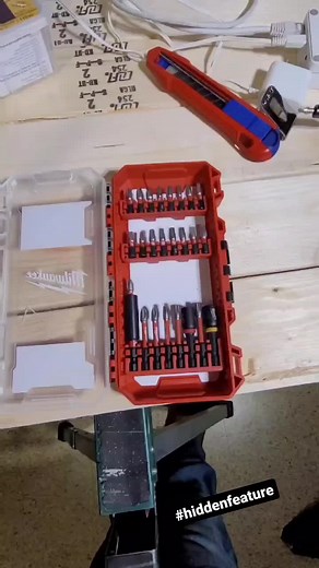 Hidden feature of the new @milwaukeetool packout bit organizers. They have thru holes that allow you to use them as extended bit holders on impacts/drills! No cutting or drilling needed. Sometimes, 3 or 4 bits isn't enough. These holders hold the bits very nice and secure. Pretty sweet hidden #fyp #milwaukeetool #bitholder #bitorganizer #holder #bits #impact #hidden #secretfeature #secret #packout #carpentry #mechanical #hvac #Construction #remodeling #special