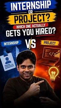 Internship or Project Which One Actually Gets You Hired