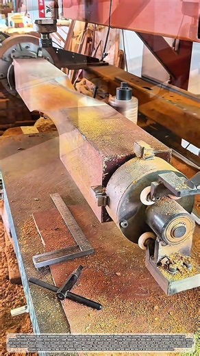 A Specialized Milling Machine Is Used To Shape The Twisted Wooden Pillars #skills #wood #tools