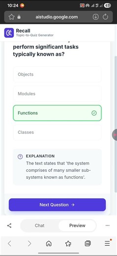 Build ai applications on google aisudio Recall:topic to quiz generator https://aistudio.google.com