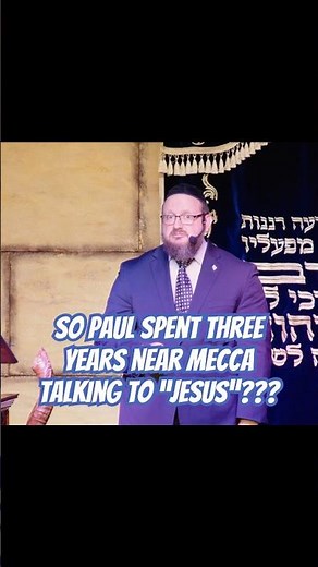 So Paul spent three years near Mecca talking to “jesus”??? #truth