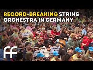 World’s Largest String Orchestra Sets New Record in Germany | Factual Flow