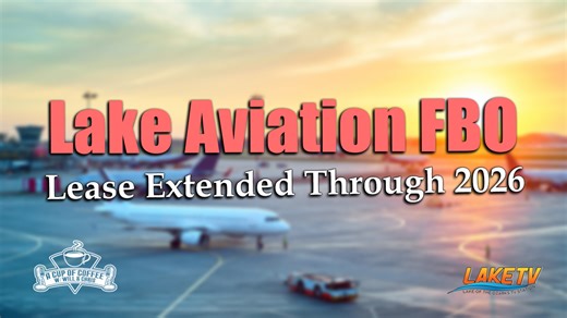 1.6K views | Lake Aviation FBO Lease Extended Through 2026: What's Next For Camdenton Airport? #lakeoftheozarkswill #LakeoftheOzarks #cupofcoffeeloto #lakeaviation #aviation #lease #airport | William Holtz Lake TV | Facebook