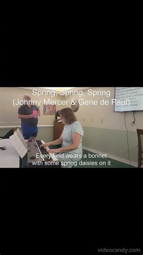 Spring, Spring, Spring #shorts (Johnny Mercer & Gene de Paul) (Songs of Springtime at TPC)