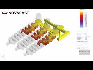 NovaCast - Crankshaft Casting Simulation