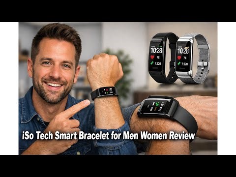 💍 iSo Tech Smart Bracelet for Men & Women Review – Everyday Health Tracking Worth It? 🔍