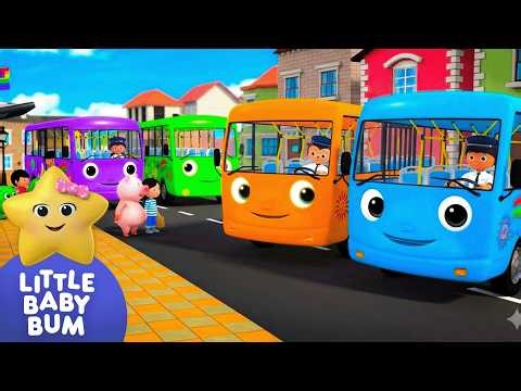 Color Bus Adventure! 🚌🌈 | Little Baby Bum | Cars, Trucks & Vehicles Cartoon | Moonbug Kids