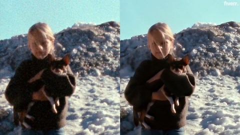 Adobevideoedit: I will do old vhs family video restoration with advance ai tool for $10 on fiverr.com