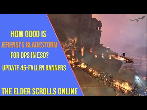 How Good is Jerensi's Bladestorm Set for DPS in ESO Update 45