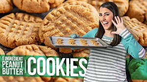 400K views · 46 reactions | These perfectly soft Peanut Butter Cookies only take 5 ingredients to make....and none of them happen to be flour 類 ✅RECIPE: https://thestayathomechef.com/peanut-butter-cookies/ | Recipes | Facebook