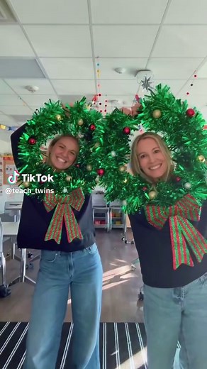Festive DIY Christmas Wreath Sweater Tutorial