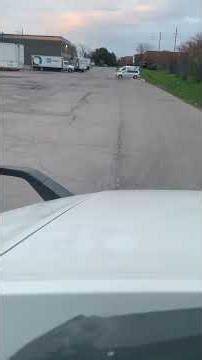 “Spun tractor trailer around backed in dock.”