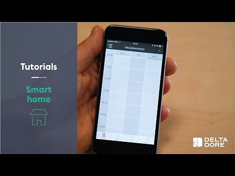 Using Tydom | Define programming with the Tydom home automation application