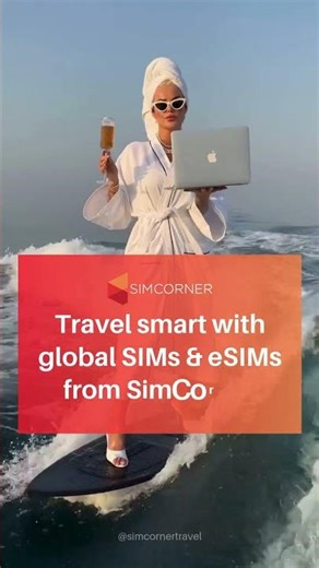 Travel smart with global SIMs & eSIMs from SimCorner