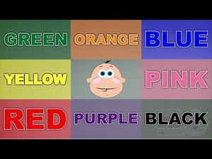 🌈 Learn Colours With Baby Songs | Baby Big Mouth Nursery Rhymes And Kids Songs