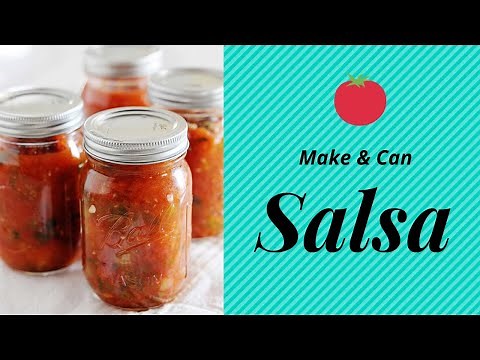 Easiest Canned Salsa Recipe // Garden Eats