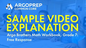 Watch 7th Grade Math Workbook&colon; Sample Video Explanation on Amazon Live