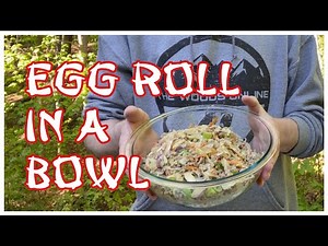 Eggroll in a Bowl on the Tembo Tusk Skottle - Cooking Outdoors