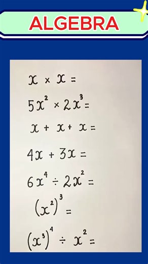 Ejercicios basicos de algebra | Matematicas - Aprender es Avanzar