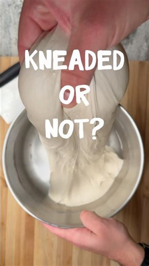 How to Tell When Pizza Dough Is Properly Kneaded | Backyard Pizza Lab #shorts