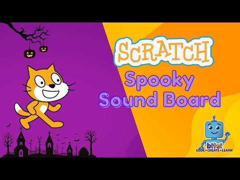 Make a Spooky Sound Board in Scratch! Kids Coding Tutorial