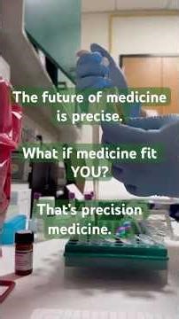 Precision medicine is the future of healthcare. 🧬⚕️ #PrecisionMedicine #personalizedmedicine