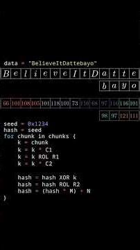 Murmur Hash Explained in easiest way possible #murmurhash #coding #hashing