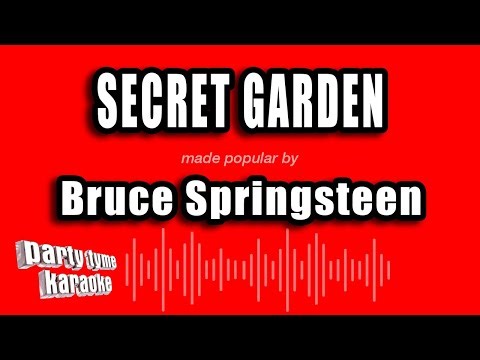 Bruce Springsteen - Secret Garden (Karaoke Version)